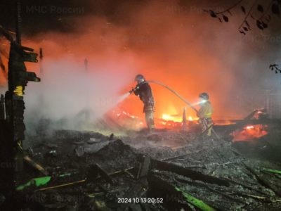 58-летний мужчина погиб во время пожара в дачном кооперативе