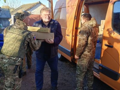 Калужане доставили гуманитарную помощь бойцам в зону СВО