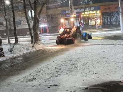 Снегопад в Калуге не застал врасплох коммунальщиков