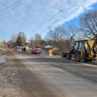 На Городенской улице ограничили движение