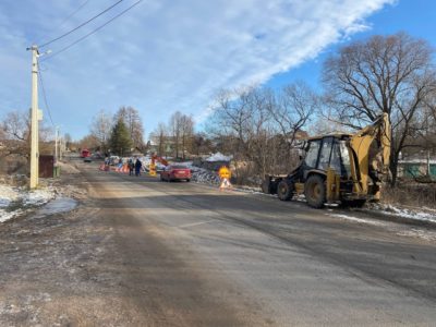 На Городенской улице ограничили движение