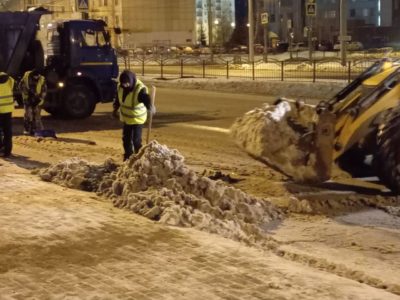 Дмитрий Денисов: «Уборка снега идет и днем, и ночью»