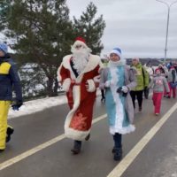 Более 2300 калужан приняли участие в Новогоднем забеге