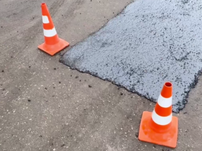 Дорожное полотно в 1-м Больничном переулке отремонтировали