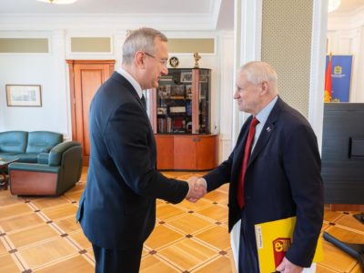 Владислав Шапша провел рабочую встречу с Сергеем Мироновым