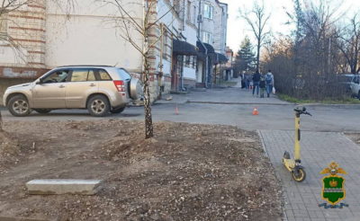11-летний ребенок попал под колеса машины в Калуге