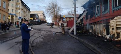 Пожар в центре Калуги: погибла 75-летняя женщина
