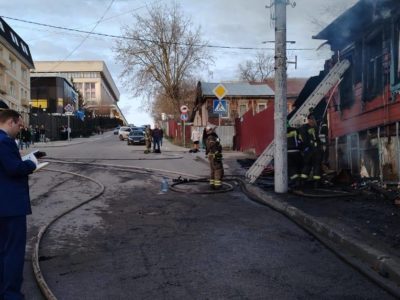 Пожар в центре Калуги: погибла 75-летняя женщина