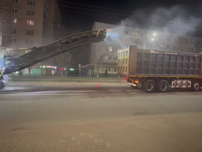 На улице Кирова начался ремонт