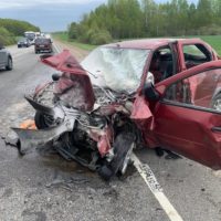 Водитель и пассажир Renault погибли в лобовом ДТП на трассе М3