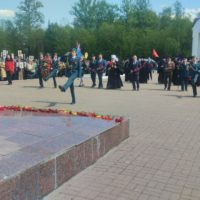 На мемориальном воинском кладбище Калуги прошёл митинг Памяти