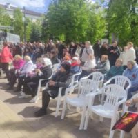Театральная площадь стала центральной площадкой народных гуляний в День Победы