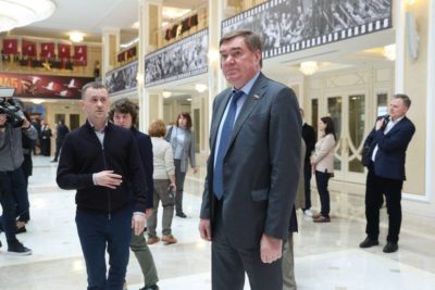Александр Савин рассказал о проекте «Обнинск-Тех» на выставке в Совете Федерации