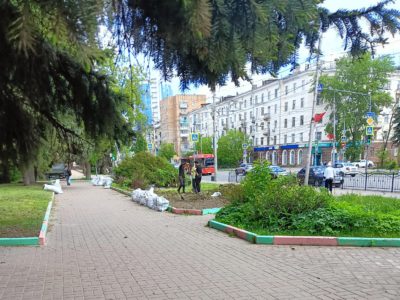 Озеленение Калуги началось с улицы Ленина