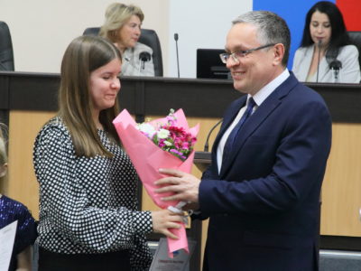 В Городской Управе чествовали талантливых юных калужан