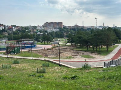 В сквере Волкова появится баскетбольная площадка В сквере Волкова появится баскетбольная площадка