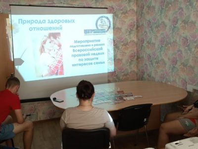 Тематический урок на тему: «Природа здоровых отношений» с проживающими в отделении «Социальная гостиница» в рамках Всероссийской недели по вопросам защиты интересов семьи Тематический урок на тему: «Природа здоровых отношений» с проживающими в отделении «Социальная гостиница» в рамках Всероссийской недели по вопросам защиты интересов семьи