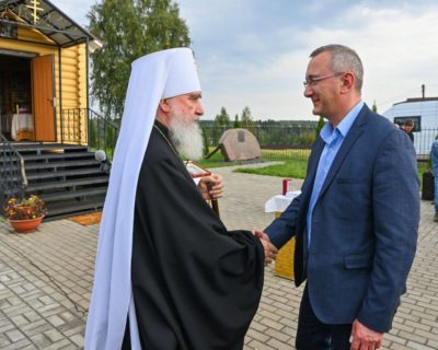 Владислав Шапша поблагодарил Митрополита Климента за  укрепление духовности и веры