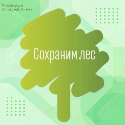 Калужская область присоединяется к Всероссийской акции «Сохраним лес» Калужская область присоединяется к Всероссийской акции «Сохраним лес»