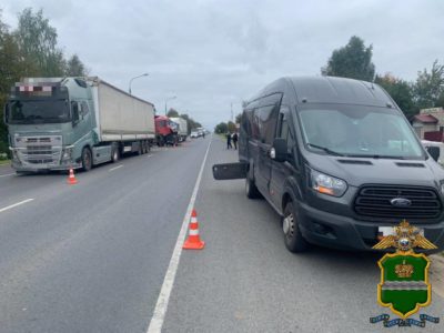 Трасса А130 встала в пробке после массового ДТП