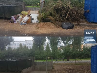 За неделю из Калуги вывезли почти 1600 кубометров мусора