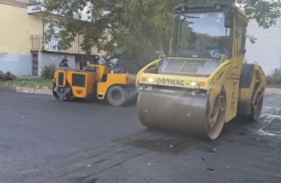 В Калуге продолжаются дорожные работы