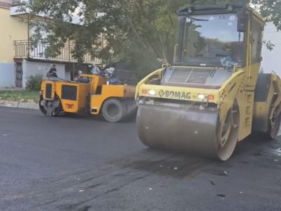 В Калуге продолжаются дорожные работы