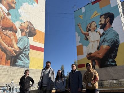 Правобережье получило еще два мурала