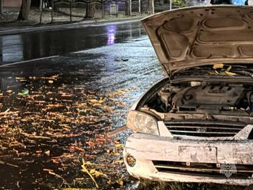 На Маршала Жукова столкнулись четыре иномарки