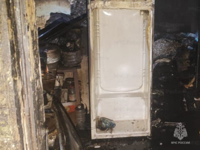 В Калуге загорелся жилой дом