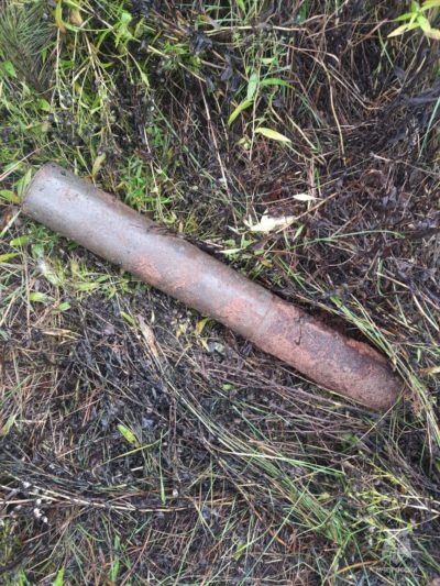 На кладбище обнаружен артснаряд времен Великой Отечественной