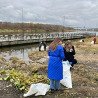 Берег Оки очистили от мусора Берег Оки очистили от мусора