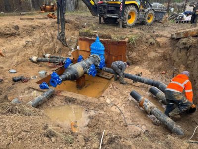 В Калуге близится к завершению капремонт сетей водоснабжения