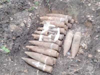 В Калуге обезвредили 28 боеприпасов времен Великой Отечественной