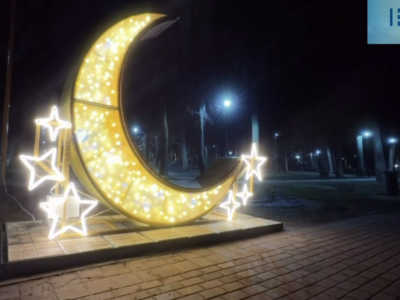 Калугу украшают к новогодним праздникам Калугу украшают к новогодним праздникам