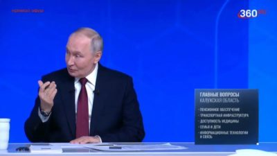 Калужане отправляют вопросы на Прямую линию президента