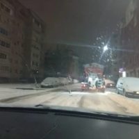 За ночь на дороги и тротуары Калуги высыпано более 530 тонн реагентов