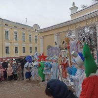 Калужский Дед Мороз прибыл в свою резиденцию