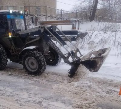 С улиц Калуги за сутки вывезено более двух тысяч кубометров снега