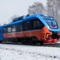 На маршруте Калуга — Ферзиково начал курсировать современный поезд РА-3 «Орлан»
