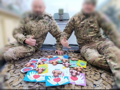 Бойцы на передовой получили новогодние подарки от калужан