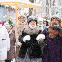 Калужане отпраздновали Рождество народными гуляниями