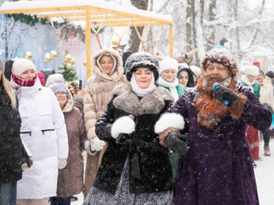 Калужане отпраздновали Рождество народными гуляниями