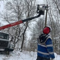 Калужские энергетики восстановили электроснабжение в большинстве  пострадавших от непогоды населенных пунктах