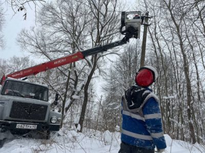 Калужские энергетики восстановили электроснабжение в большинстве  пострадавших от непогоды населенных пунктах