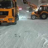 Сегодня ночью с калужских улиц вновь вывезут снег