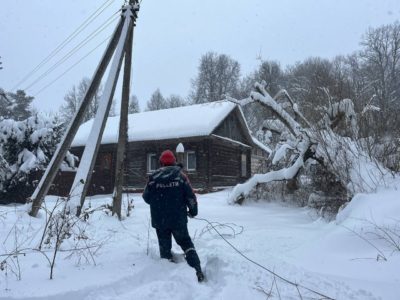 Калужские энергетики восстановили электроснабжение после снегопада