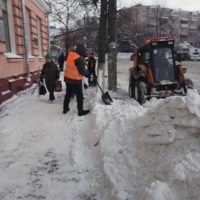 В Калуге за сутки вывезли более 8 тысяч кубометров снега