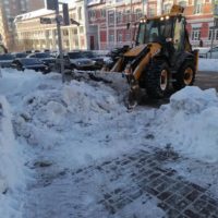 За сутки с улиц Калуги вывезено 8,7 тысячи кубометров снега