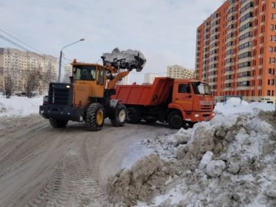 За сутки с калужских улиц вывезено 10 565 кубометров снега